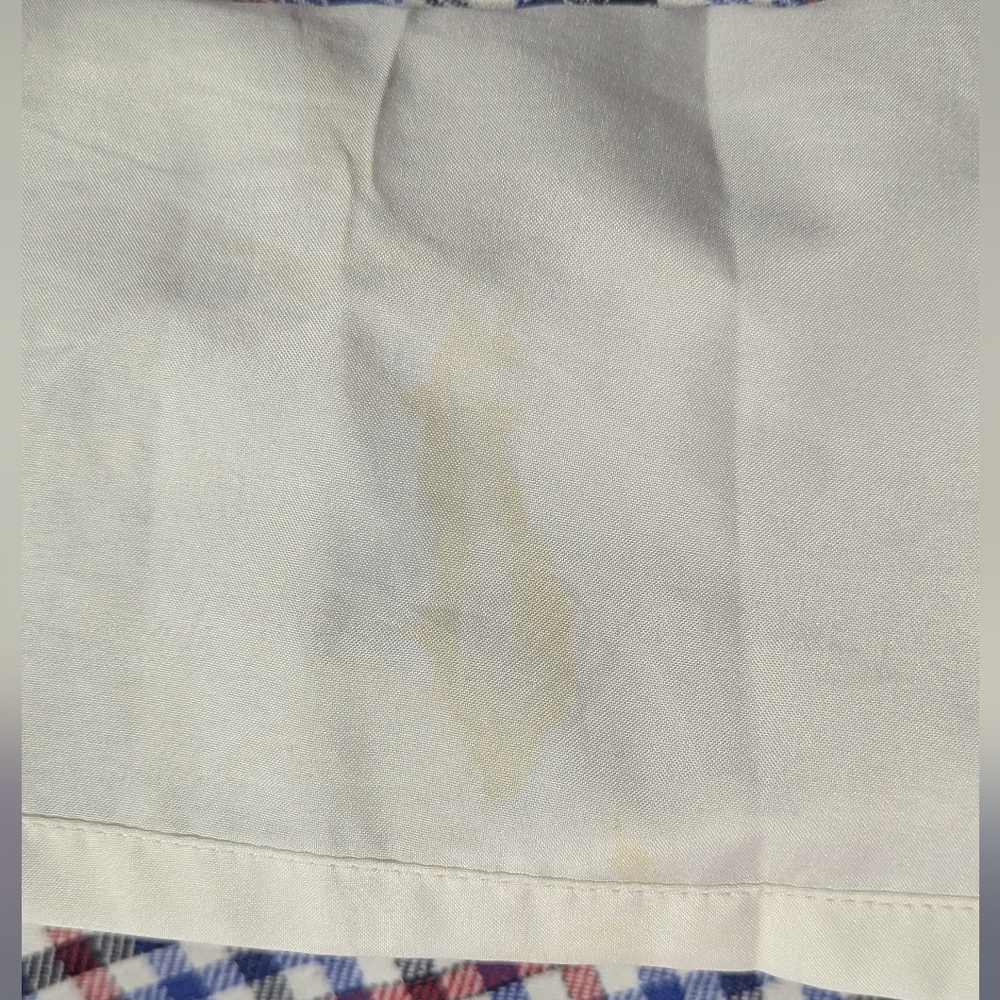Talbots Red White Blue Gingham Plaid Skirt Office Business Casual Skirt Size 6 - Picture 14 of 14
